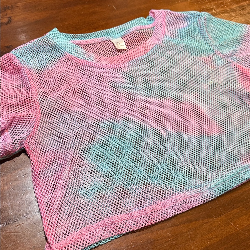 COLORFUL MESH CROP TOP💥